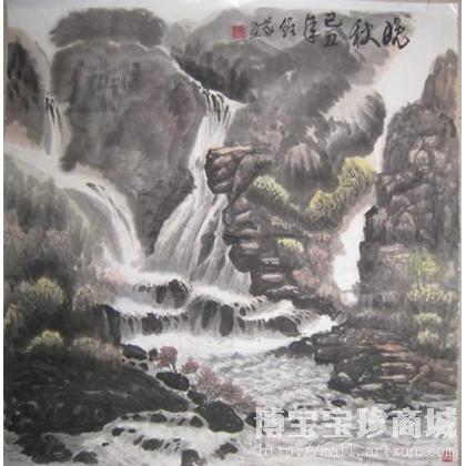 沈维义 晚秋 类别: 国画山水作品