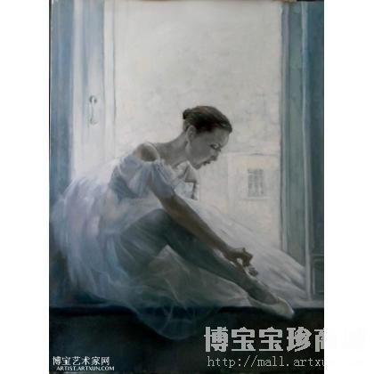 张树声 芭蕾女孩 类别: 人物油画