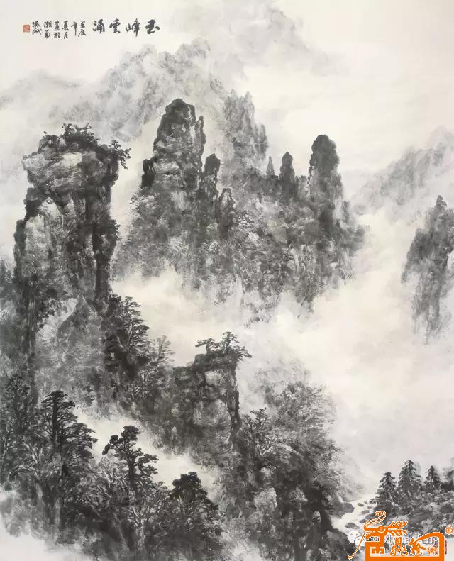 玉峰云涌